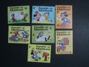 DISNEY-MALDIVES STAMP-1979- SC#626 DISNEY CARTOON- POSTAL SERVICE MINT SET VF