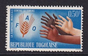 Togo   #444 MNH  1963  FAO  50c