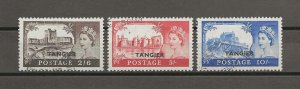 MOROCCO AGENCIES/TANGIER 1955 SG 310/12 USED Cat £60