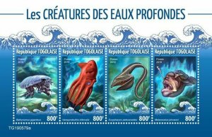 Z08 TG190579a TOGO 2019 Deep sea creatures MNH ** Postfrisch