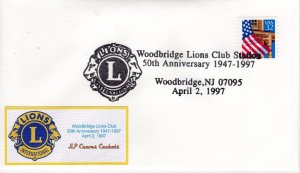 WOODBRIDGE LIONS CLUB STATION, 50TH ANNIVERSARY,  WOODBRIDGE, NJ  1997  L4