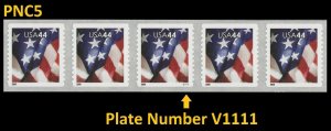 US 4395 Old Glory 44c PNC5 V1111 MNH 2009