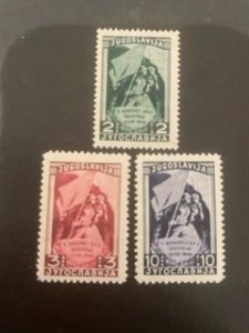 Yugoslavia sc 243-245 MNH comp set