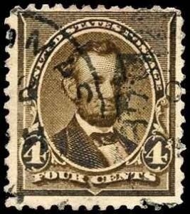 U. S. Scott #222 - Used [LA01-0009-02-02]