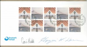 Faroe Islands #344-345a  Multiple (Fdc)