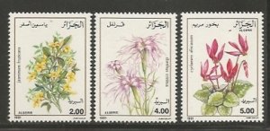 Algeria MNH sc# 936-8 Flowers