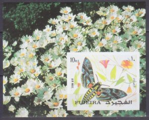 1972 Fujairah 1180/B115b Butterflies 11,00 €