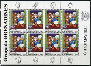 Grenada Grenadines 634 Sheet MNH Disney, Donald Duck, Christmas