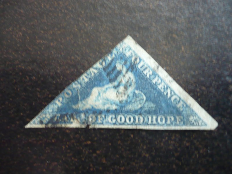 Stamps - Cape of Good Hope - Scott# 4b - Used Part Set of 1 Stamp