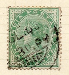 India 1900 Early Issue Fine Used 1/2a. 165554