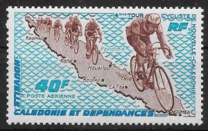 NEW CALEDONIA SG480 1970 FOURTH TOUR CYCLE RACE MNH (r)