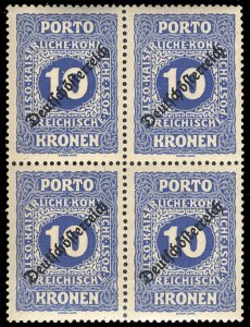 Austria #J64/74 Cat$316+, 1919 Postage Dues, Issues of the Republic, 5h-10k, ...
