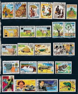 D395598 Mali Nice selection of VFU Used stamps