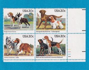 US 2101 MNH OG PLATE BLOCK OF FOUR 1111