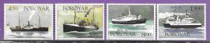 1999   FAROE ISLANDS  -  SG. 357 / 360   PASSENGER FERRIES   -    MNH