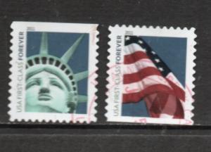 Scott# 4561-4562  4evr  used   BP Single