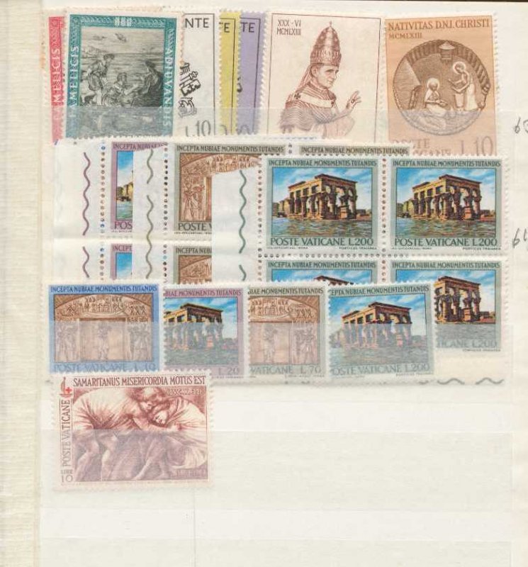 Vatican Early/Mid MNH MH Used Collection Religion (Apx 200) DW202