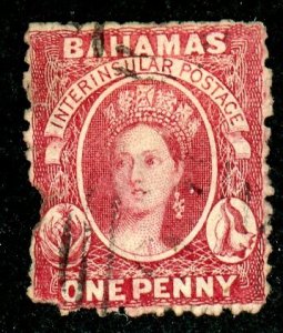 Bahamas, Scott #1, Used?, space filler