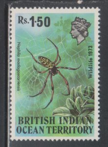 British Indian Ocean Territory,  1.50r Spider (SC# 56) MNH