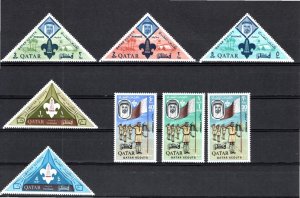 Qatar 1965 MNH Sc 53-60