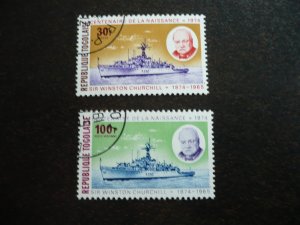 Stamps - Togo - Scott# 892, C240 - CTO Part Set of 2 Stamps