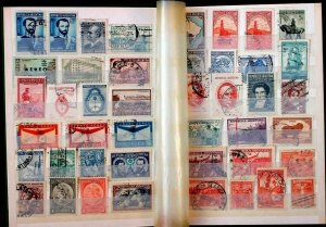 Argentina Stamp Collection Lot of 309 MNH, MH & Used in Vintage Album