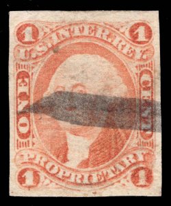 US # R3a IMPERF REVENUE USED CAT. $1,000 LOT #31950