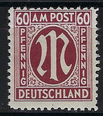 Germany AM Post Scott # 3N18, mint nh