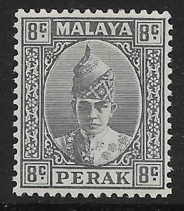 MALAYA PERAK SG110 1938 8c GREY MTD MINT