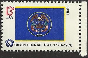 # 1677 MINT NEVER HINGED STATE FLAG UTAH