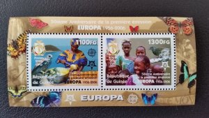 50th anniversary of EUROPA stamps - Guinea - 6x Bl complete ** MNH