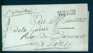 Louis Bonaparte 1813 Minister of the Interior to Minister of War Letter 92097