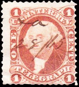 United States Scott R4c Used with pulled perforation.