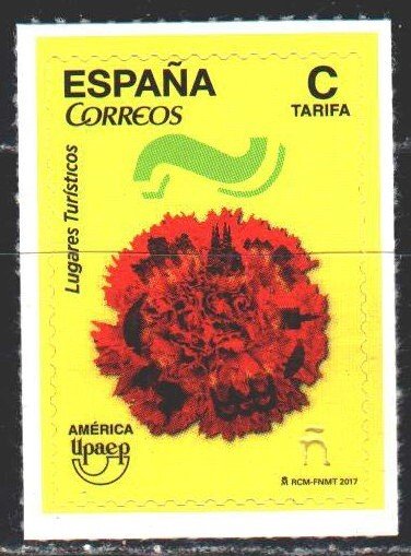 Spain. 2017. 5206. Tourism, upaep, carnation. MNH.