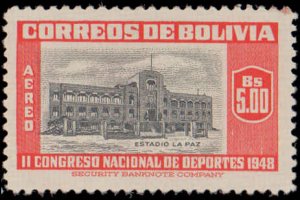 Bolivia #C150-C156, Complete Set(7), 1951, Sports, Hinged