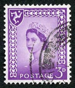 IOM SG2a 3d Deep Lilac on Chalky Paper Fine used cat from 6.50 pounds