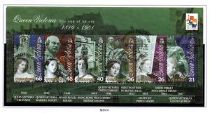 Guernsey Sc 731a 2001 Victoria's Death stamp sheet used