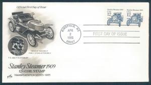 #2132 Stanley Steamer - Artcraft Cachet  MG