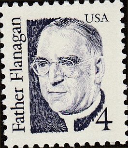 # 2171 MINT NEVER HINGED ( MNH ) GRAYISH VIOLET FATHER FLANAGAN