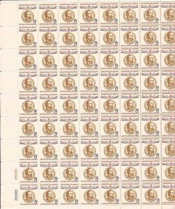 US Stamp - 1958 8c Lajos Kossuth - 72 Stamp Sheet - Scott #1118