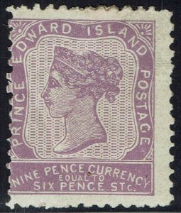 PRINCE EDWARD ISLAND 1862 QV 9D PERF 11