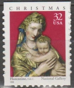 #3244, Single E/T. Madonna & Child MNH, '32 cent'