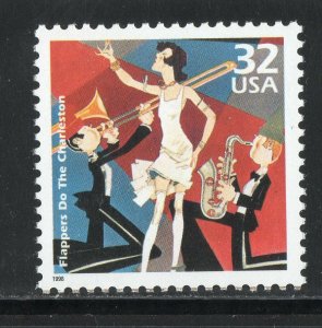 3184h ** FLAPPERS DO THE CHARLESTON ** U.S. Postage Stamp MNH