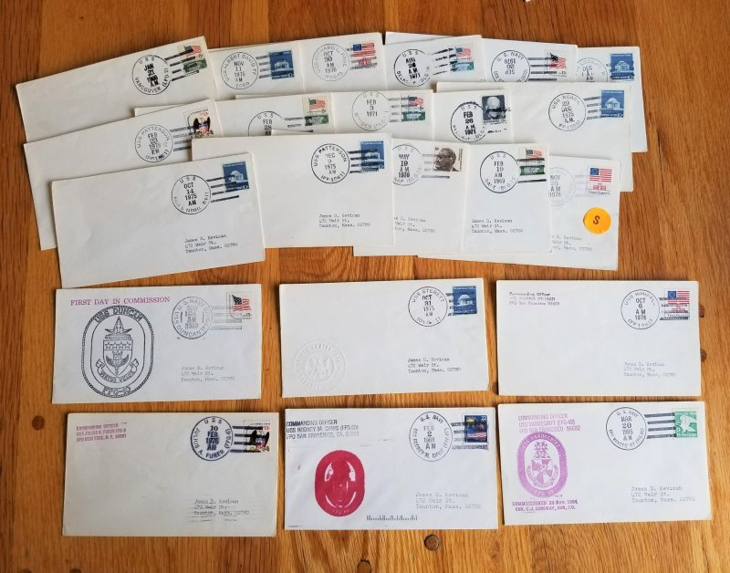 68 Naval Ship Covers