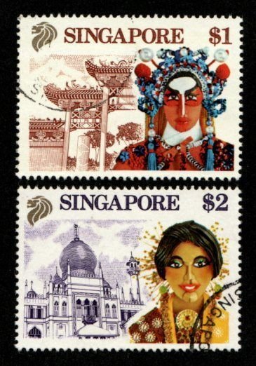 Singapore #580-581 used
