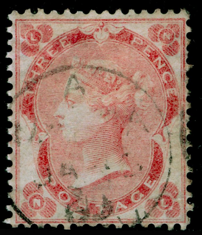 SG77, 3d pale carmine-rose, FINE USED, CDS. Cat £350. NL