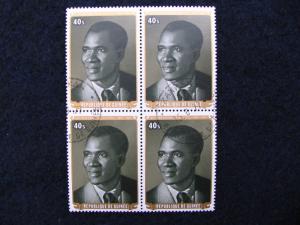 Rep. de Guinea–1977–President Sekou Toure–Block of 4–SC#743 - USED