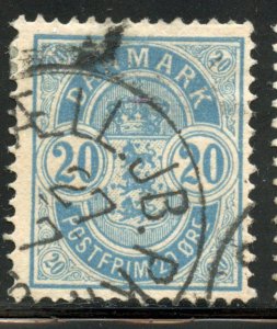 Denmark # 40, Used.