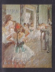 Bhutan #144F MNH 1972 paintings  5.40nu Degas