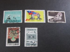 Taiwan 1960 Sc 1245,48,50,52,65 FU